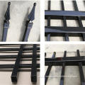 Best quality solid black metal pipe fence panel